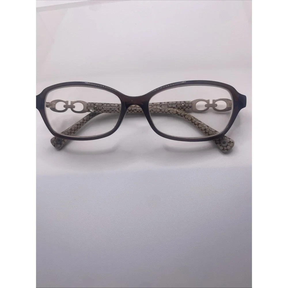 Coach Eyeglasses Women FRAMES ONLY HC 6017 Vanessa 52-15-135 Brown 415